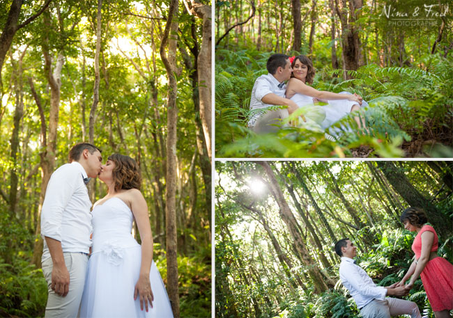 séance photo à la Réunion de Lucie et Yann