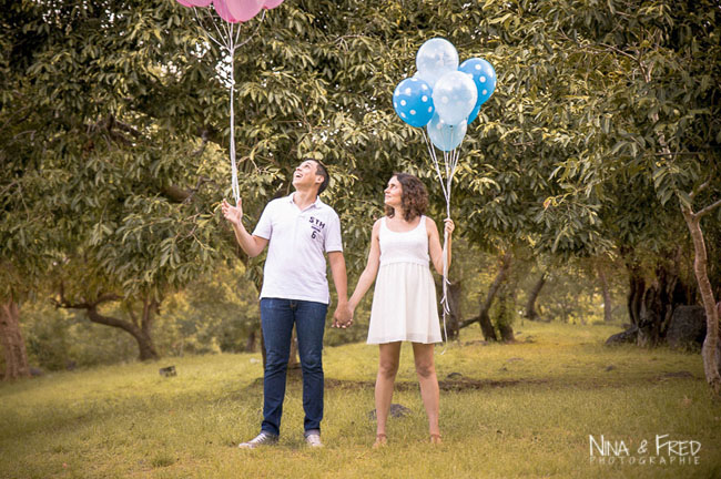 photo de grossesse ballons Lucie