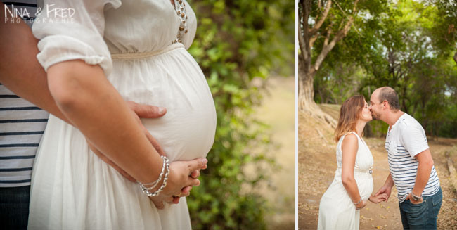 deux photo de grossesse V&S