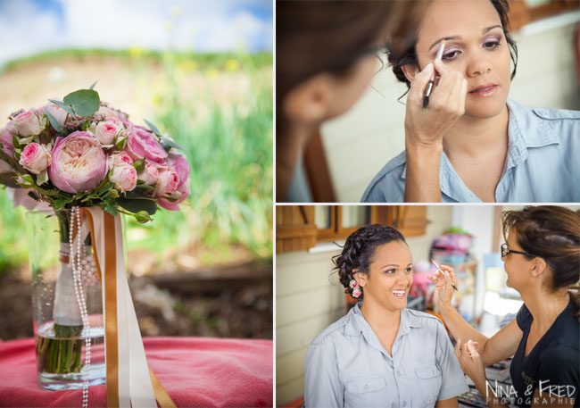 photos du maquillage de Delphine