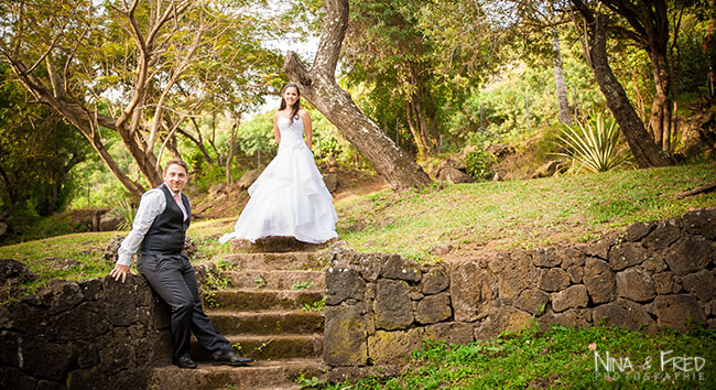 Emilie et Sébasiten Day After à la Réunion