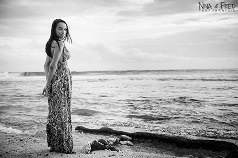 séance photo plage Daphné 974