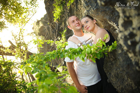Élodie et Aurélien pose