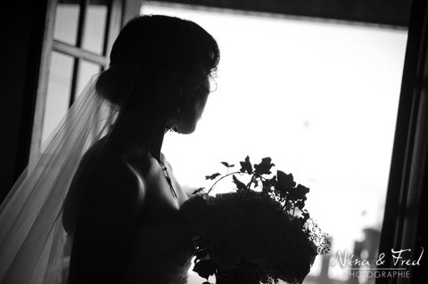 mariee en noir et blanc m&d