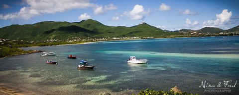 photographie port à Saint Martin paysage