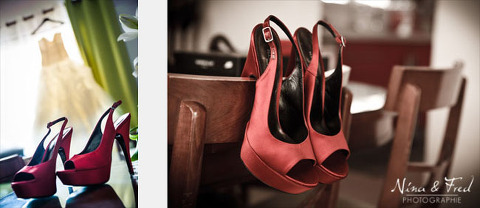 chaussures mariage Corinne et Jacky