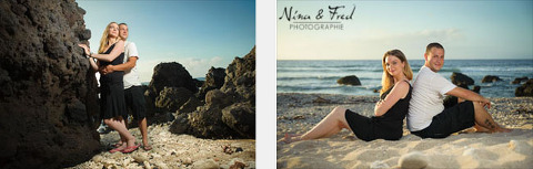 Élodie et Aurélien à la réunion