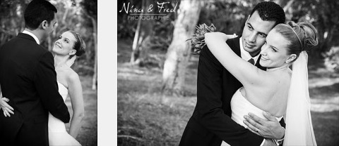 Corinne et Jacky couple noir et blanc