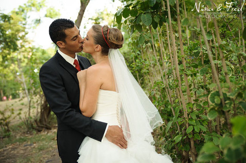 Corinne et Jacky photo bisou
