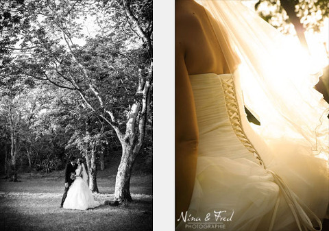 robe de la mariée Corinne et Jacky