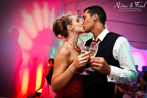 Corinne et Jacky champagne