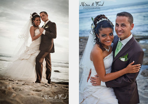 karen et johan sur la plage