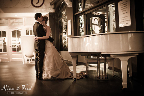 mariés dans le hall azélie