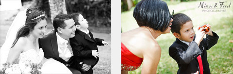 Vanessa et Paolo invités du mariage