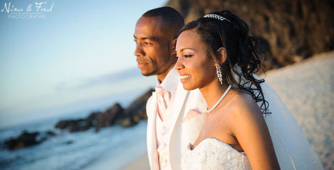 photographie de Djoudeid et Murielle plage