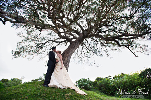 photographie des mariés azélie et patrick