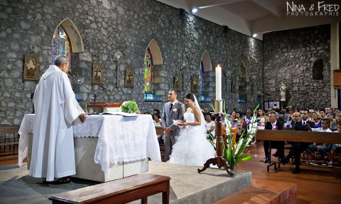 photo de l'église mariage Maud et Julien
