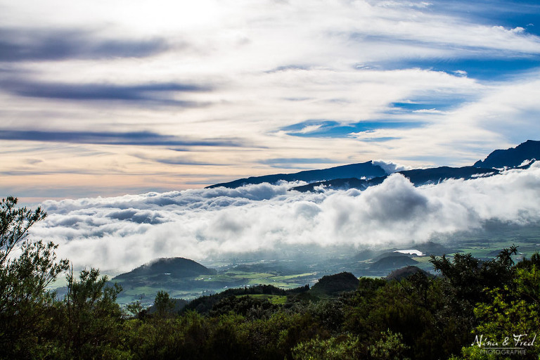 vue de la route du volcan