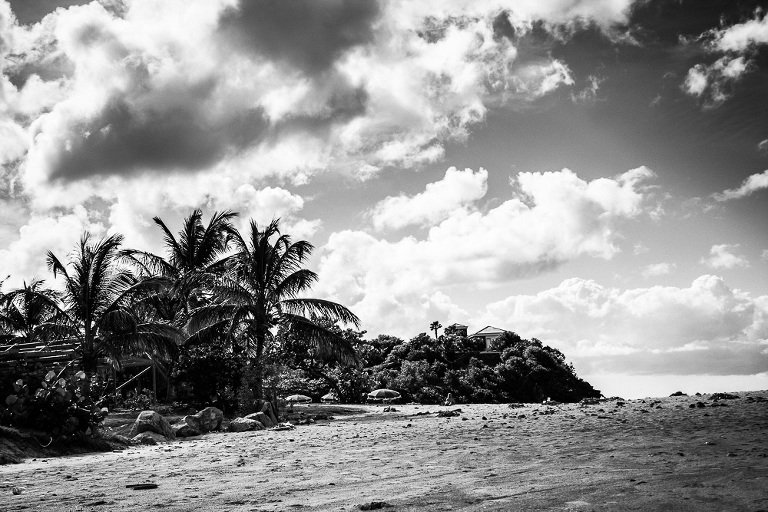 Maison au bord de la plage à Saint Martin