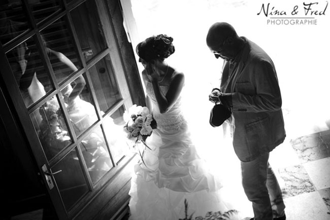 photographie noir et blanc mariage de Maelle et Loïc