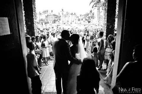 photo en contre jour Maud et Julien