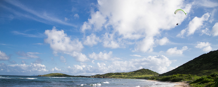 Paysage panoramique de Saint Martin