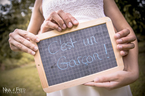 photo de grossesse lucie ardoise