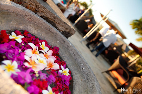 mariage au Palm hôtel Sandra et Denis