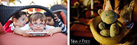 les enfants mariage de Sandra et Denis