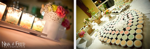 décoration de la soirée mariage d'Evelyne et Cédric