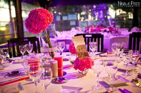 décoration de la salle de réception du Lux*