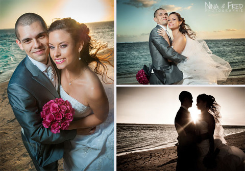 séance photo de couple sur la plage Maeva et Cédric