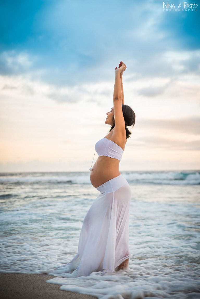 photographie femme enceinte 974 plage