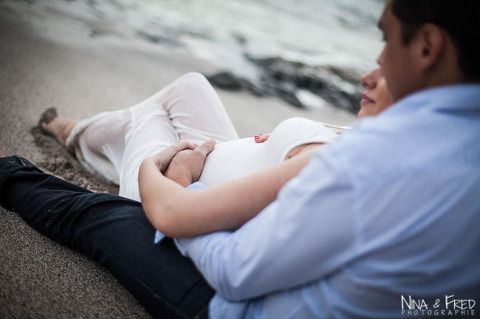 photo de grossesse en couple Lucie