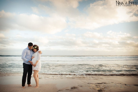 photo de couple en attendant bébé Lucie