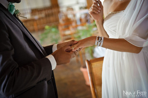 échange des alliances laura et Rahma