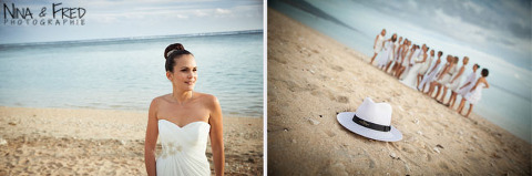 photographeis sur la plage invités Aurélie et Maxime