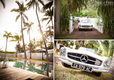 arrivée en voiture à la Saline 974 Aurélie et Maxime