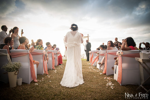 mariée à la cérémonie Mickaëlle