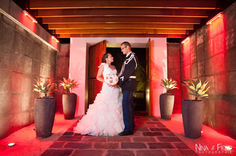 mariés Linda et Yohan au Palm