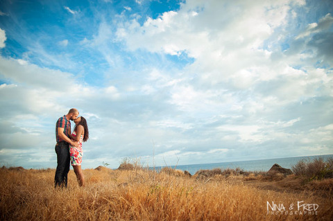 photo de couple dans la savane F&D