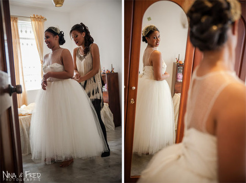 préparation de la mariée Jovanitha