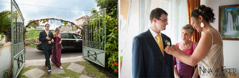 arrivée du marié J&Y