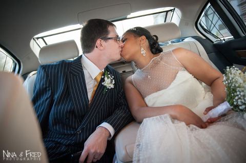 J&Y voiture du mariage