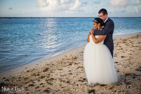 photo de mariage sur la plage