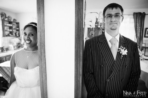 mariés J&Y noir et blanc