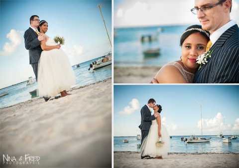 mariage J&Y île Maurice plage