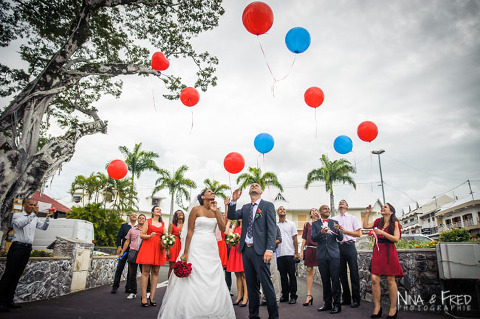 ballons mariage F&D
