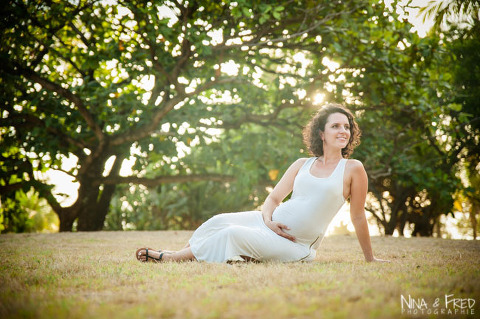 photo de grossesse nature Agnès