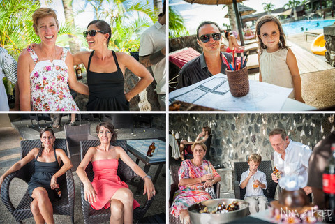 invités au cocktail Marie et Florent